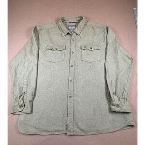 Royal Robbins Mens XXL Shirt Long Sleeve Button Up Green Outdoor Relaxed Fit